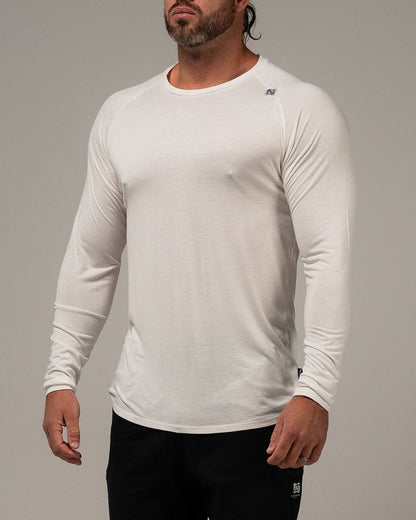 MOTO LONG SLEEVE - WHITE