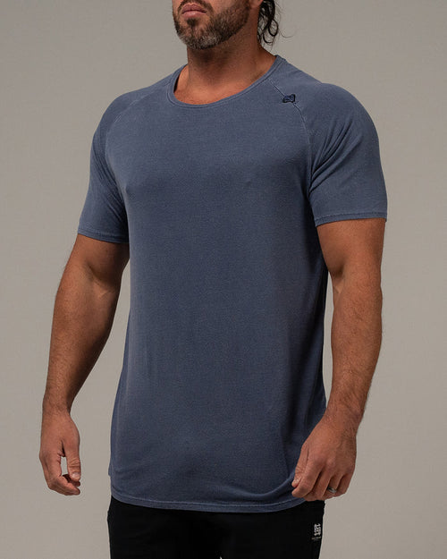 MOTO TEE - BLUE