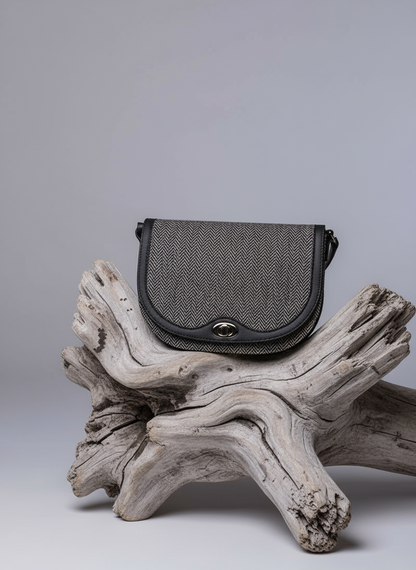 Mucros Erin Bag | Grey Herringbone
