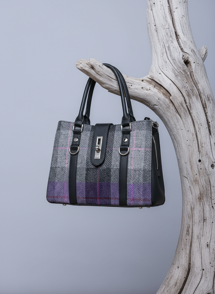 Mucros Jessica Bag | Charcoal Lavender