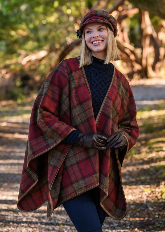 Mucros Wrap | Red Green Check