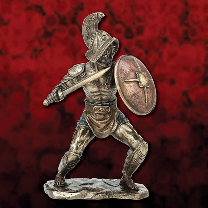 Murmillo Gladiator with Gladius Statue