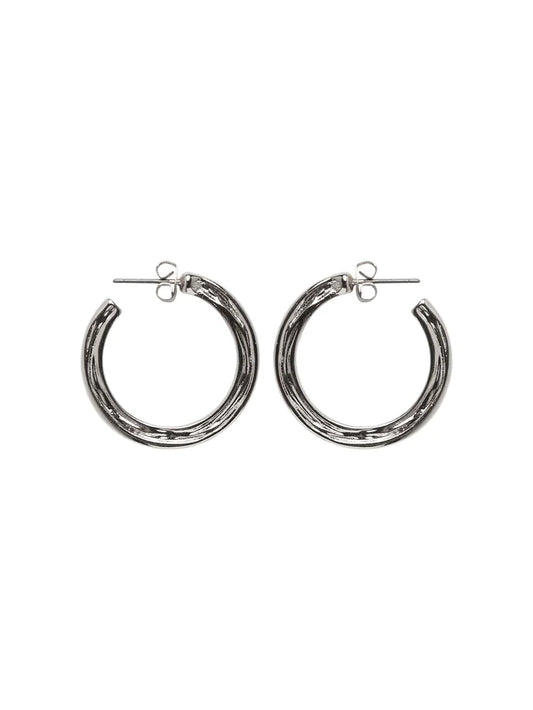 MYNT HOOP EARRINGS (SILVER)