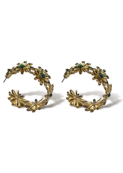 Nelsy Earrings (Emerald)