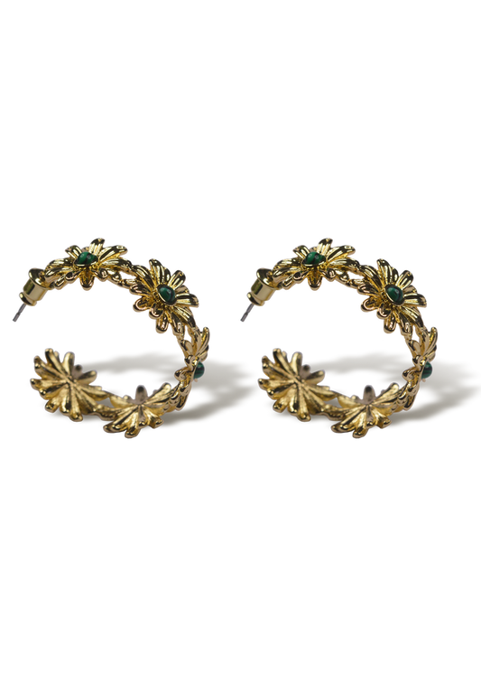 Nelsy Earrings (Emerald)
