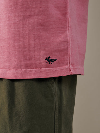 Aubin Peony Pink Newburgh Relaxed T-Shirt | Relaxed Tee