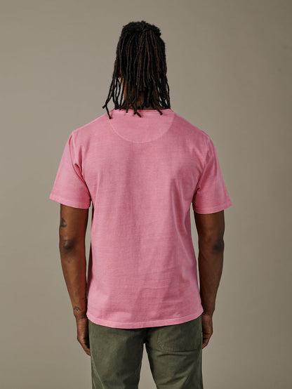 Aubin Peony Pink Newburgh Relaxed T-Shirt | Relaxed Tee