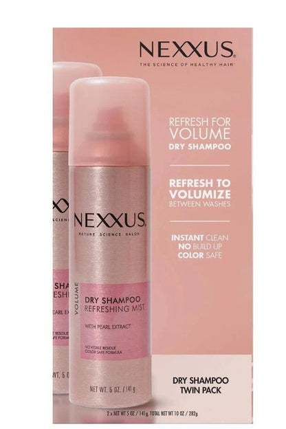 Nexxus Volume Dry Shampoo Refreshing Mist 5 Ounce (Pack of 2) - Wichita Home Outlet