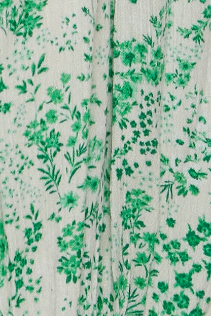 Nicola V-Neck Dress (Green)