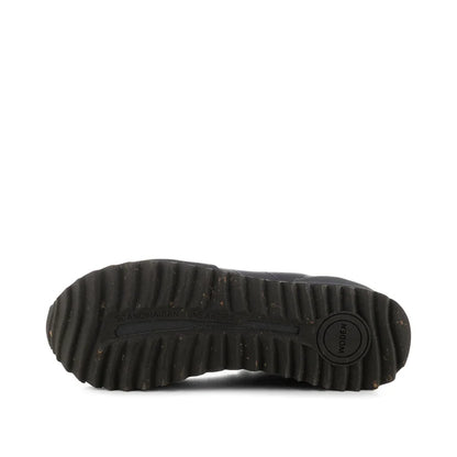 Nora III Leather Plateau (Dark Navy)