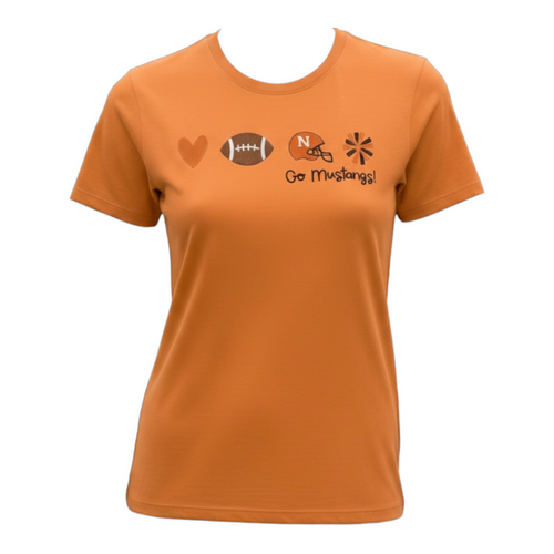 Northville Mustangs Embroidered Icon T-shirt
