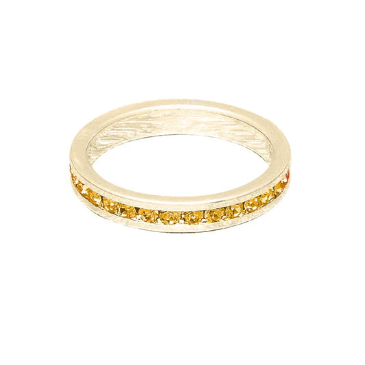 November (Topaz) Yellow Gold Ring | Size 5
