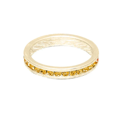 November (Topaz) Yellow Gold Ring | Size 8