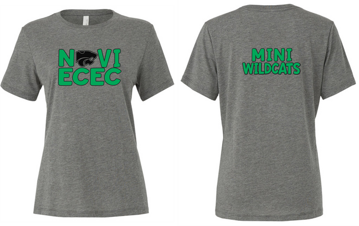 Novi ECEC, Women's Tri-Blend T-shirt, Logo 1