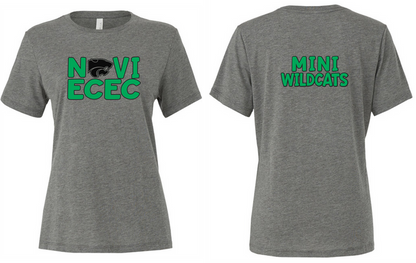Novi ECEC, Women's Tri-Blend T-shirt, Logo 1