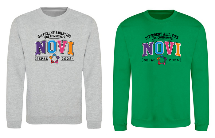 NOVI SEPAC- One Community Crewneck Sweatshirt, Adult