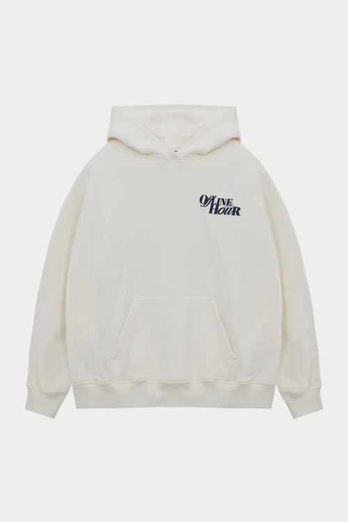 OFFLINE HOUR OVERSIZED HOODIE - OFF WHITE
