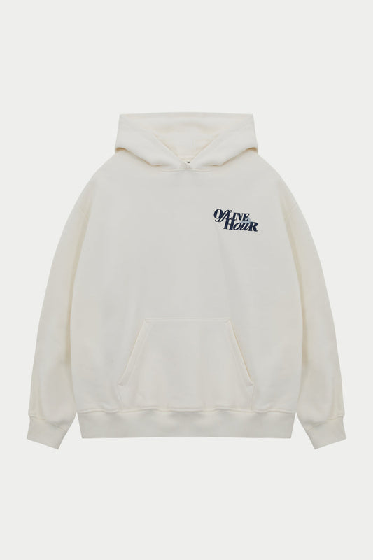 OFFLINE HOUR OVERSIZED HOODIE - OFF WHITE