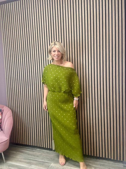 Olive Tilly Dress (Green)