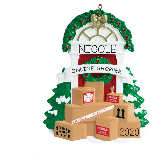 Online Shopper- Personalized Ornament