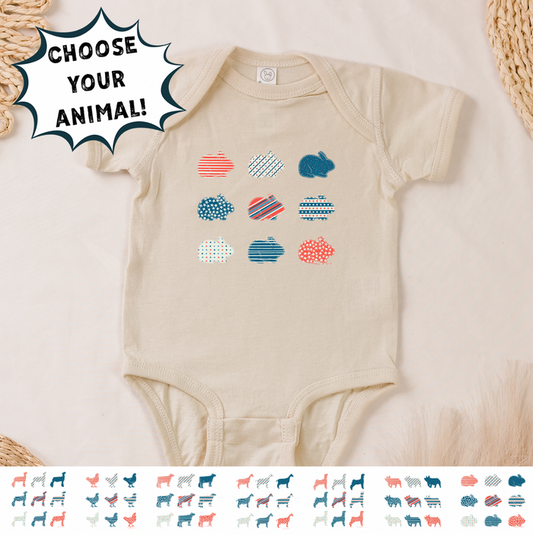 Patriotic Bundle-CHOOSE YOUR ANIMAL– Infant/Toddler/Youth
