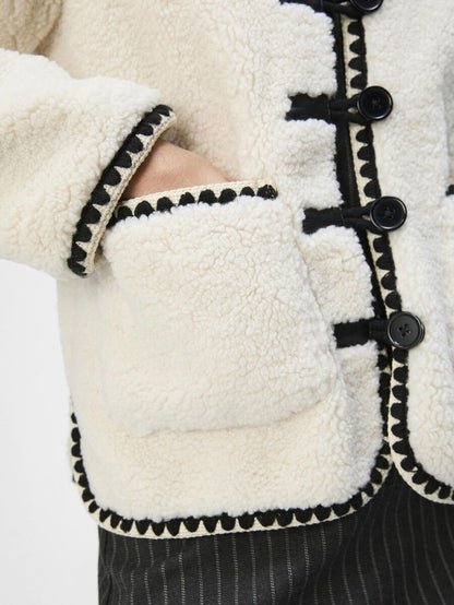 Pauline Teddy Jacket (White Sand)