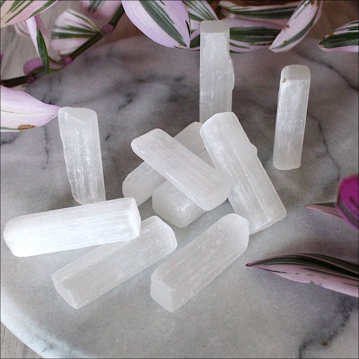 Pebble House - Raw Selenite Wand - Mini (Crystals & Stones)