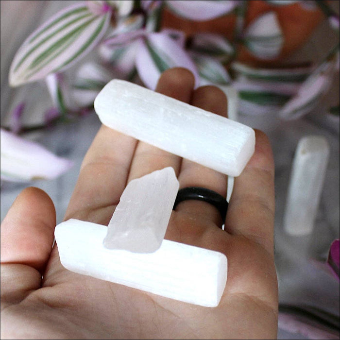 Pebble House - Raw Selenite Wand - Mini (Crystals & Stones)
