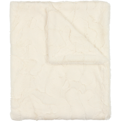 Peluche Bébé Lux Fur Blanket + Canvas Bag
