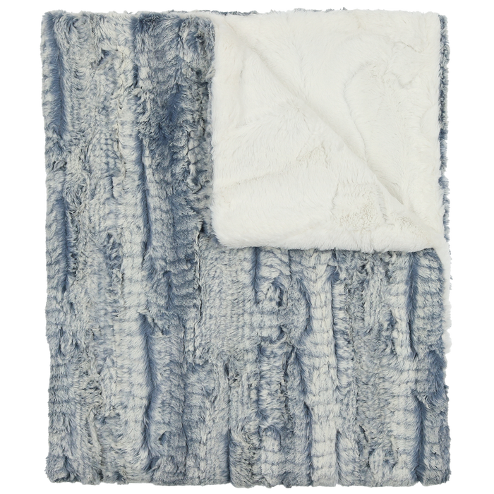 Peluche Bébé Lux Fur Blanket + Canvas Bag