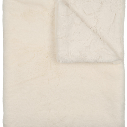 Peluche Bébé Lux Fur Blanket + Canvas Bag