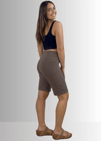Perfect Fit Hybrid Cotton Shorts Taupe - RFE Marketing Ventures