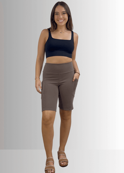 Perfect Fit Hybrid Cotton Shorts Taupe - RFE Marketing Ventures