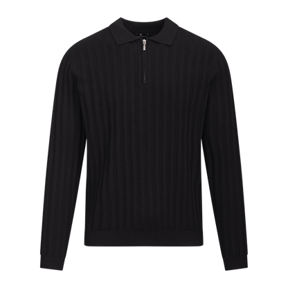 Urban Pioneers Male Phillip Half-zip SWEATER BLACK
