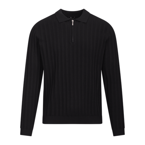 Urban Pioneers Male Phillip Half-zip SWEATER BLACK