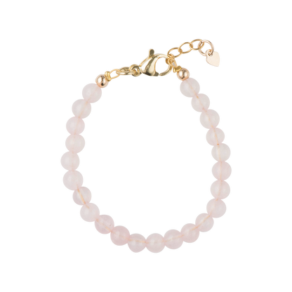 Rose Quartz Beads / Size 3" - Newborn