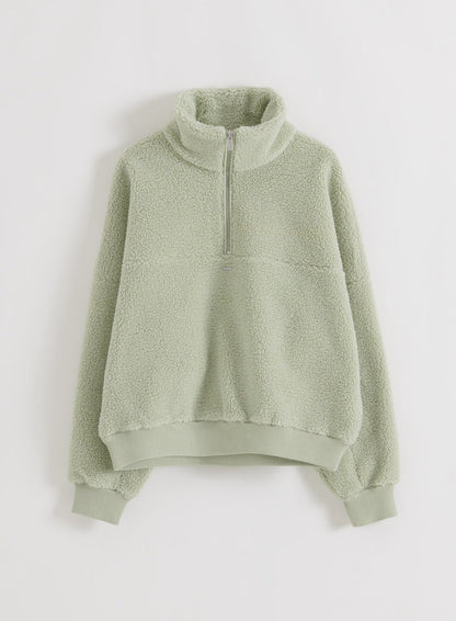 aim'n Pistachio Pile Half Zip -tasokuvanäkymässä
