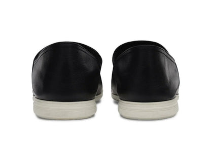 Moral Code Plume Men's House Shoe - #color_black-leather