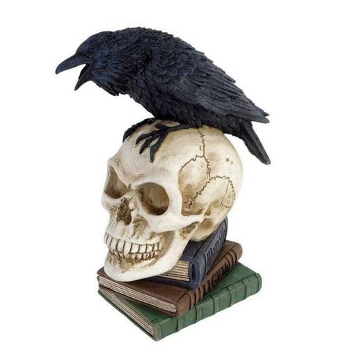Poe's Raven Skull