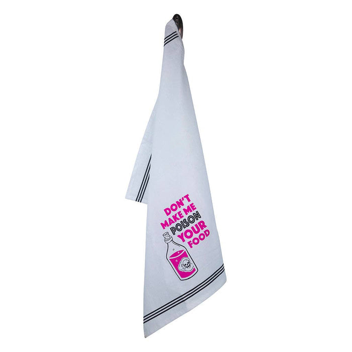 Poison Your Food Tea Towel - Closeout | Funatic - Wichita Home Outlet