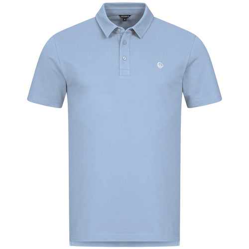 Giesswein Organic Cotton Polo M - ciel bleu 519