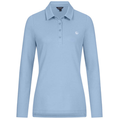 Giesswein Organic Polo Longsleeve W - ciel bleu 519