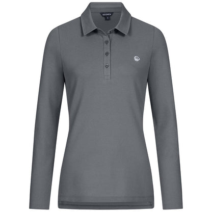 Giesswein Organic Polo Longsleeve W - gris 017