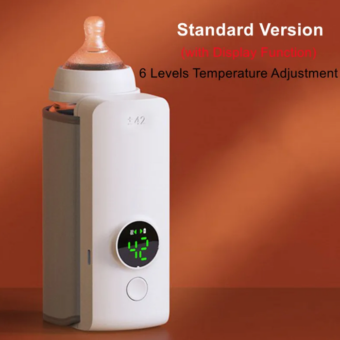 Portable Wireless Baby Bottle Warmer - Keep Milk Warm Anytime, Anywhere