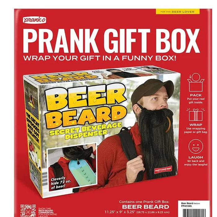 Prank Gift Box Beer Beard - Wichita Home Outlet