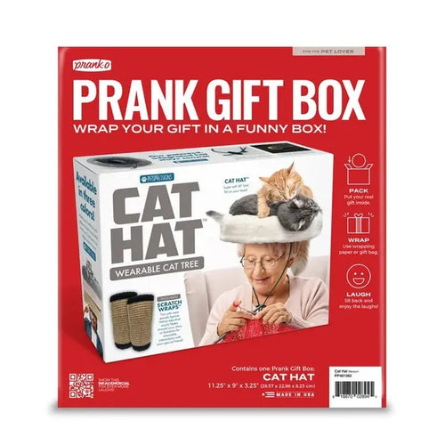 Prank Gift Box Cat Hat - Wichita Home Outlet