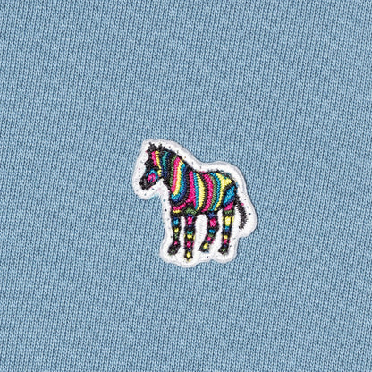 PS Paul Smith - Embroidered Zebra Logo Sweatshirt in Blue - Nigel Clare