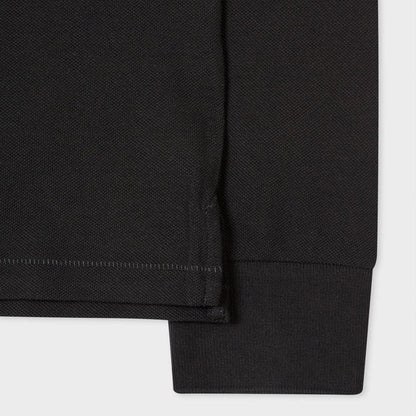PS Paul Smith - Reg Fit LS Polo Shirt in Black - Nigel Clare
