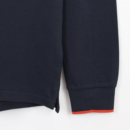 PS Paul Smith - Slim Fit LS Polo Shirt in Navy - Nigel Clare