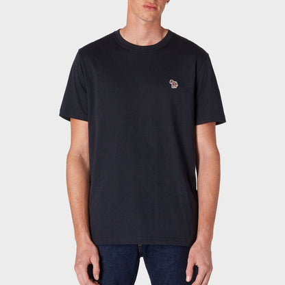 PS Paul Smith - Slim Fit Zebra T-Shirt in Navy - Nigel Clare